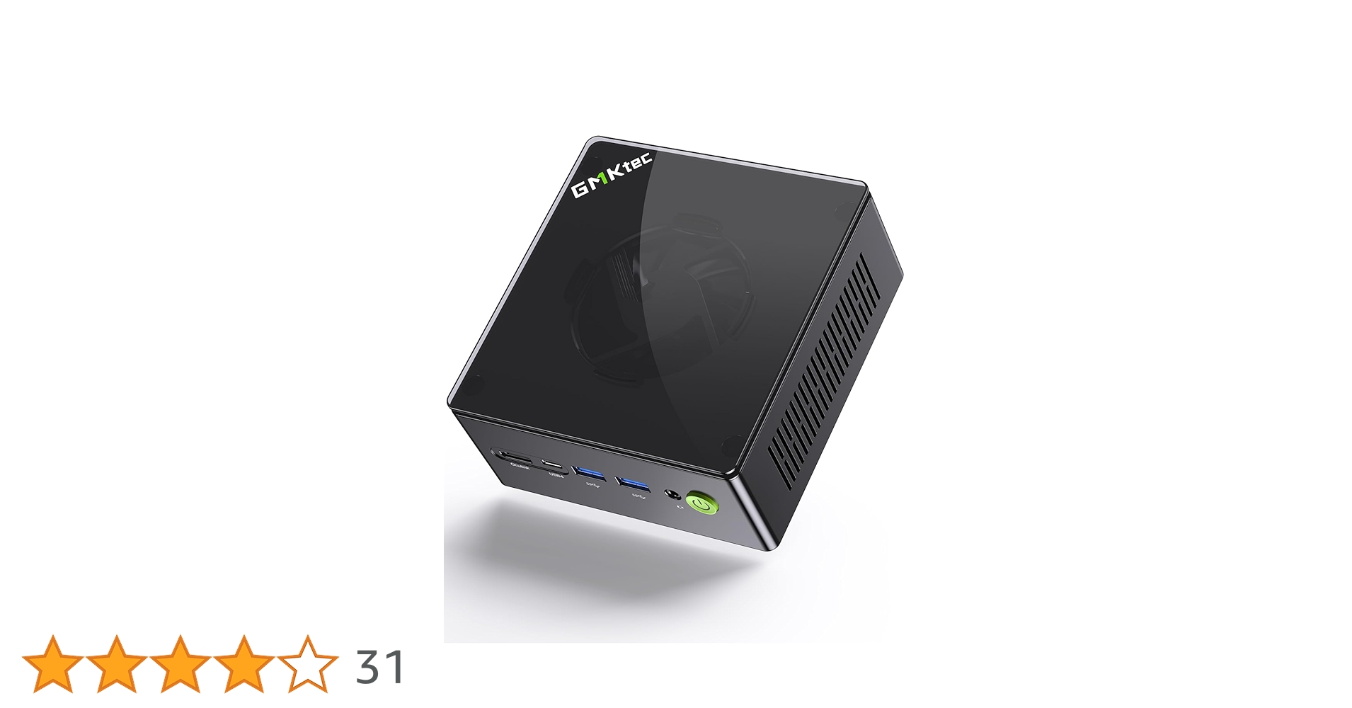 Mini PC GMKtec para jogos AMD R7 8845HS (Turbo 5,1 GHz) 32 GB DDR5